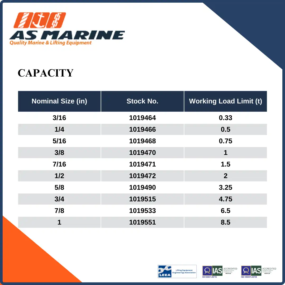 Capacity G2130 Crosby USA